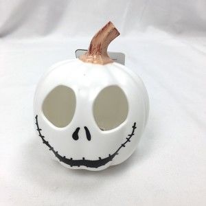 Disney Nightmare Before Christmas 4” Jack Skellington Pumpkin Light Up Halloween